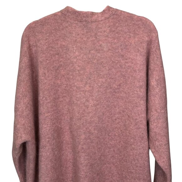 Eileen Fisher Mohair Blend Longline Cardigan Pink 2X Wool Mohair - Picture 7 of 12